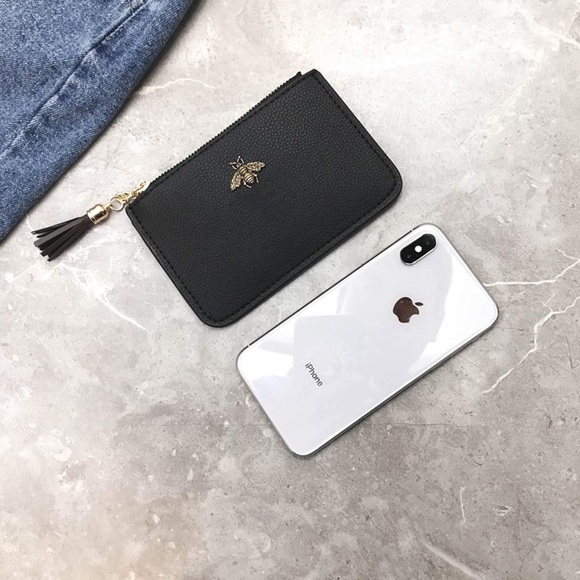 Card/Cash Holder with Key Chain Tassel - Picture 3 of 7